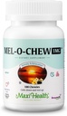 Maxi Health Melatonin 1mg Žvečljiv - Pomoč za spanje Melatonin za spodbujanje naravnega spanja – Nenavadno oblikovanje dodatek z Enzymax za hitro delovanje podporo Kosher (100 enot, 2-Pack)