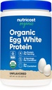 Nutricost Ekološki bel proteini v prahu 8oz (nearomatizirani) - 15 Gram proteini na serviranje, brez GSO, brez glutena