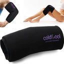 Hladno-hladno koleno Ledeni zavoj za poškodbe, Repable Gel Hladni paketi Pritrdite 360° Kompresijski rokav za komolec, Angle & Calf - Fleksibilni hladni ovoj Recovery za Meniskus, ACL, MCL Pain Relief.