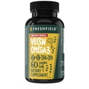 Vegan Omega 3 DHA: Algae Oil, Najbolj pregledano, Carrageenan Free, Sustainable, Tested, No Heavy Metals, Fish Oil Alt, Rastlinski Omega. Podpira srce, možgane, skupno zdravje w/DPA