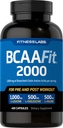 Fitnes Labs BCAAFit 2000 – razvejane verige aminokislin za rast in okrevanje mišic* (400 kapsul)