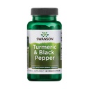 Swanson kurkuma & črna paprika - Organski skupni zdravje, zdravje srca, prebava, in jetra podpora dodatek - naravna formula za večjo biorazpoložljivost in absorpcijo - (60 Veggie kapsule)