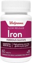 Železo slow release High Potency Ferrous Sulfate 45mg, tablete, 60 ea