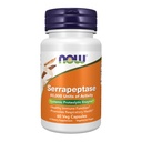 NOW Foods Supplements, Serrapeptase 60.000 enot aktivnosti, spodbuja zdravje dihal in imunske funkcije*, 60 Veg kapsule