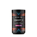 BEYOND RAW Concept X, klinično odmerjen predworkout prašek, vsebuje kofein, L-citrulin, kreatin in beta-alanin, sweet & Tart Flavor, 20 servivov