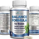 Balance Complex za ženske - za vaginalno zdravje, zeliščni detox & čiščenje, vaginalni probiotiki, podpira zdravo črevesno Floro, pomaga pri okužbah z jestom 60 kapsul