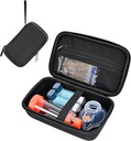 ProCase Hard Carry Case za Astma Inhaler, Prenosni Inhaler Spacer Travel Bag za odrasle otroke, maske Astma dodatki imetnik,Astma kompleti Organizator z mesh Pocket - Black