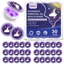 Obliži za spanje za odrasle in otroke, Lahko nočno spalno olje Bead Sleep Aid Patches (30 PCS, služijo do 120 noči), Nadgrajene Sladke sanje Formula s 100% naravnih rastlinskih sestavin