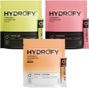Vodik + elektroliti Drink Mix Raspberry, Orange + Kofein, in limona limete paket 75 Servings 