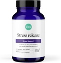 Ora Organic - Stress Relief Supplement - podpira Mood & Mental Focus - Feel Calm & Relaxed - Sensoril Ashwagandha, Saffron, Ginseng, L-Theanine, Lemon Balm - 60 kapsul