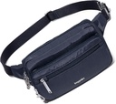 Baggallini Securtex Anti-Theft Belt Fanny Pack za ženske RFID Denarnica zaklepanje Zipper-Travel vrečko Crossbody Purse