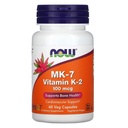 Zdaj Foods Vitamin K-2 (MK7) Veg kapsule, 100 mcg, 60 Število, pakiranje po 2