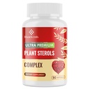 Holesterol dopolnila z rastlinskimi steroli, niacin, rdeči riž, Bergamot, Omega-3 in česen - Advenced Absorpcija Formula - 90 Softgels