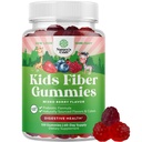 Visoke predbiotične vlaknine Gumiji za otroke - Prehranske vlaknine dopolnila za prebavo in zaprtje - Chicory Root Kids Imune Gumies - Non-GMO & Vegan Prebavne prehranske dopolnila - 120 Count
