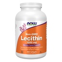 NOW Foods Supplements, Lecitin 1200 mg z naravno prisotnim fosfatidil holinom, 400 Softgels