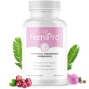 Femipro Bladder Control Supplements for Women & Men, Natural Herb & Probiotic Mešanica, Podpira Urinary Tract Health & Microbiome Balance 