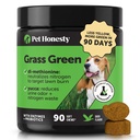 Grass Green Dog Chews - urin Nevtralizator za lawn, pes Pee Trava pomaga Yard ostati zelena obravnava Burn Spots s probiotiki in encimi (Duck)