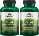 Swanson Go-Less Bladder Control Formula - Promocija Zdravje sečil in zdravo Bladder Podpora - Naravni dodatek za odrasle z ekstraktom bučnega semena - (90 Softgels) 2 Pack