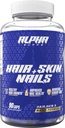 Alpha Supps las, koža, in nohti dodatek za ženske - Zdravje in moč HSN z biotin, kolagen, in vitamini za podporo rasti las, debelost in kožo Radiance - 90 kapsul