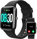 GRV Smart Watch za telefone iOS in Android (odgovori/naredi klice), ure za moške ženske IP68 Vodoodporni Smartwatch Smartwatch Smartwatch Tracker Watch with heart Rate/Speep Monitor Steps Calories Counter (črna)