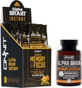 ONNIT Nootropic Stack - Alpha Brain Kapsule (30ct) + Alpha Brain Instant - Naravni Peach (30ct)