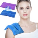 Atsuwell mikrovalovna grelna Pad za vratu ramena, Ogrevanje Pad Microwavable za tople kompresije, Nenasiten mikrowavavable Toplotna Pad za Cramps, Vlažna toplotna Pack za blažilni stres, 2 paketa