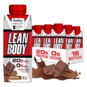 Hrano LABRADA - Lean Body RTD Whey Protein Shake, Priročno na-the-Go Meal zamenjava Shake za moške in ženske, 20 gramov beljakovin – nič sladkorja, laktoza in gluten brez, čokolada (Pack of 16)