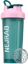 Steklenica za stresanje beljakovin - Športne stekleničke za mešanje in stresanje beljakovin - 28 Oz, Leak-Proof, shaker skodelice za beljakovinske napitke, Pre-workout (zelena), Medij, NJB 28-Oz