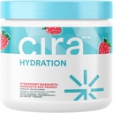 Cira Hydration Powder (45 Serving) - Elektrolitsko pijačo Mešamo s himalajsko sol za dehidracijo Relief in regeneracijo - Jagodna margarita