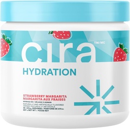 Cira Hydration Powder (45 Serving) - Elektrolitsko pijačo Mešamo s himalajsko sol za dehidracijo Relief in regeneracijo - Jagodna margarita