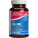 Alfa lipojska kislina 300mg - Klinična formula ALA dodatek za jetrna očesa možgane mitohondrije Energijsko antioksidant in živec podpora - Non-GMO Soy Free & enostaven za pogoltniti softgels - 60 Servings