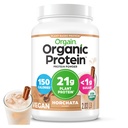 Orgain Organski Vegan Protein Powder, Horchata - 21g Rastlinske beljakovine, 9g Prebiotične vlaknine, nizko neto ogljikove kisline, brez laktoze Sestavine, Brez dodanega sladkorja, ne-GMO, za pretrese in napitke, 2,03 lb