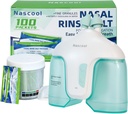 Električni sistem namakanja nosa s 150 solnimi paketi, 2 načina čiščenja nosa s samočiščenjem in samodejno zbiranje odpadkov Funkcija za Sinus Relief Runny Nose, Nasal Congestion