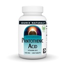 Vir Naturals Pantotenska kislina 100 mg Vitamin B-5 Prehranska dopolnila - 250 tablet