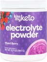 Kiss My Keto Electrolyte Powder – Mixed Berry, dodatek (90 strežbi), osvežilno sadno, Hydration Drink Mix, Nič ogljikovih hidratov, 5 kalorij, sladkor brez, 12.7 Ounce