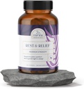 Rest & Relief Sleep Aids za odrasle – Skupna podpora za ženske in moške z Melatonin, GABA, L-Theanine & Ashwagandha – Podpira Deep Sleep & Joint Comfort – 60 kapsul