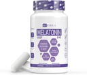Melatonin za spanje za moške in ženske - spanje Melatonin - Valerian Root Extract - vegetarijanske 3 mg Melatonin Kapsule - pomoč za spanje za odrasle - globoko spanje dodatki za lažje Jet Lag sev