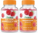 Življenjski kalcij, magnezij, cink & vitamin D + magnezij, gumijasti strdek - odlično degustacijo, vitaminski dodatek, Gluten brezplačno, GSO brezplačno, žvečljivi gumi