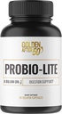 Golden After 50 Probio-Lite - za Gut Health and Digestion Support - Probiotiki za moške in ženske - 30 kapsul želatine - probiotiki za občasno zgago, plin, prebavne motnje