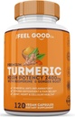 Feel dober kurkumin circumin 2400mg 95% kurkuminoidi z BioPerine 