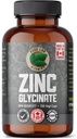 Cinkov glicinat 23 mg dodatek - 150 Veganske kapice s čistimi Lab vitamini - Aminokislinska sol za zdrave kože in nohte - podpira imunski sistem, prostata, vizija - Made in Canada