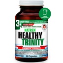 Natren Health Trinity Probiotics dopolnilo - 60 Mlečni in Gluten brezplačno gel kapsule - Izboljšati črevo in prebavne motnje zdravje, - 30 milijard CFU - Lactobacillus Acidophilus, Bifidobacterium, Bulgaric