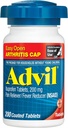 Advil (200 Count) Easy Open Arthritis Cap Pain Reliever/Fever Reducer Coated Tablet, 200 mg ibuprofen, začasno lajšanje bolečine