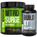 Jacked Factory Nitrosurge Pred-Workout v črni Cherry & zgraditi XT Muscle Building Bunded za moške in ženske