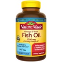 Narava Made Fish Oil Omega 3 Dopolnila, Omega 3 ribje olje kot etil Esters 1200 mg Softgels, EPA DHA dodatek za zdravo srce, možgani, podpora oči, Ena na dan, 100 Softgels