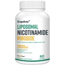 Orgabay Liposomal Nicotinamide Riboside 2000 MG with TMG and Pterostilbene, Similar to NMN Supplements Boost NAD+, Metabolism Booster Support Healthy Aging,60 Count