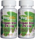 VegLife vegansko železo 25 mg 