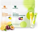 Dinatech Zero Sugar Electrolyte Drink Mix - Lemon,Passion Fruit - Hydration Powder Packets z 10 Elektroliti in vitamini 