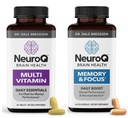 LifeSeasons NeuroQ Memory & Focus z multivitamin - krepi kognitivno zmogljivost in zdravo delovanje možganov - podpira imuniteto - 120 kapsul