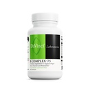 DAVINCI Labs B Complex-75 - Podpira sprostitev in pravilno funkcijo živcev* - prehranska dopolnila z niacinom, vitaminom B6, B12, biotin, holin in več - vegetarijanska - Gluten-free - 60 kapsul